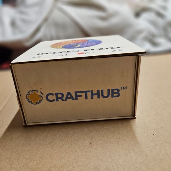 CRAFT HUB Wooden Jigsaw Puzzle A3 84 Pieces | Beautiful Ying Yang 10" Puzzle - Picture 10 of 12